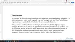 Chatbots for Beginners: A Complete Guide to Build Chatbots - Overview of Chatbots: Quiz Instructional Video