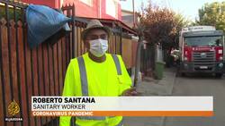 Chile's sanitation workers exposed to coronavirus News Clip