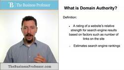 Domain Authority Instructional Video