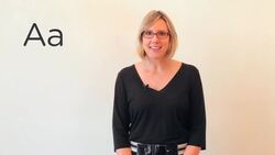 How to Say the Alphabet in English Instructional Video