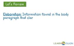 Elaborating on Supporting Details with Anecdotes Instructional Video