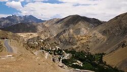 Lamayuru Monastery, Tibetan Buddhist monastery in Lamayouro, Leh district, India. Stock Footage