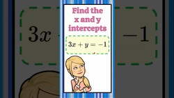 Find the x and y Intercepts of a Linear Function HS.F-IF.B.4 Instructional Video
