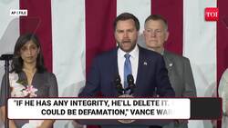 LEAKED: JD Vance 'SLAMS' 'Immigrant' Elon; Huge Uproar In U.S. Over SHOCKING AUDIO | Watch News Clip
