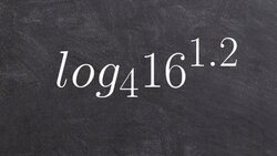 Pre-Calculus - Evaluate a Simple Log With an Exponent Instructional Video