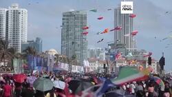 Skies over Colombo burst with color as international kite festival soars once more News Clip