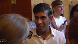 Rishi Sunak meets Conservative party members at St John's Wood Synagogue News Clip