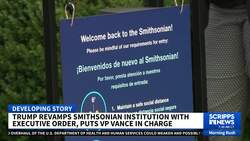 Trump executive order on Smithsonian targets funding to programs with 'improper ideology' News Clip