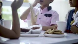 Sweet Food Party Stock Footage