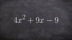 Learn How to Factor a Trinomial in Your Head When a is not Equal to One Instructional Video
