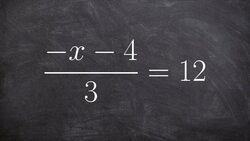 Solving a two step equation rational equation Instructional Video