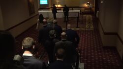 Reform UK leader Nigel Farage arrives at party's Welsh Conference in Newport News Clip