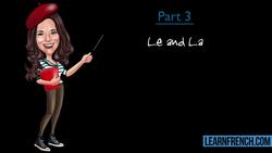 The French Definite Article Instructional Video