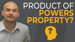 What is the product of powers of exponents Instructional Video