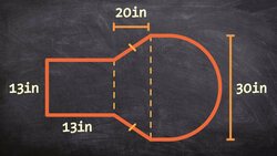 How to find the area of a figure by using multiple figures (mistake) Instructional Video