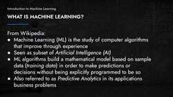 Data Science and Machine Learning with R - Introduction to Machine Learning Part One Instructional Video