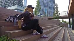 Jogging and friendship Stock Footage