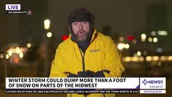 Winter Storm Packing Snow, Freezing Rain Moves Across U.S. News Clip
