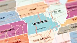 Missouri from USA States Stock Footage