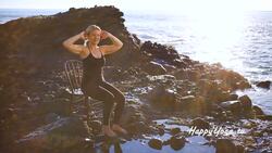 Tone Your Waist and Thighs with Seated Yoga Instructional Video