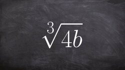 Learning how to rewrite an expression from radical form to a rational power Instructional Video