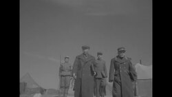 North Korean and US generals meet in preparation for prisoner exchange during the Korean War News Clip