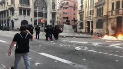 Clashes, fires in Barcelona Catalan protest Instructional Video