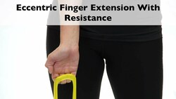 Eccentric Finger Extension With Resistance Instructional Video