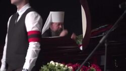 CLEAN : Hundreds mourn Russian nationalist's daughter killed in car bomb News Clip