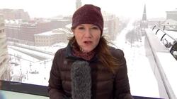 Snowy Washington D.C. News Clip
