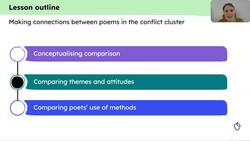 Making connections between poems in the Edexcel 'Conflict' cluster Instructional Video
