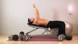 How to Do a Lying Pullover for an Arm Workout Instructional Video