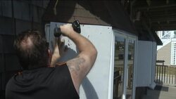 Carolina residents boarding up before Florence Instructional Video