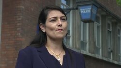 Home Secretary Priti Patel MP out on the beat with police News Clip