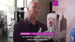 Michael Jordan's sweat-stained 1992 'Dream Team' jersey estimated to sell for €550,000 at auction News Clip