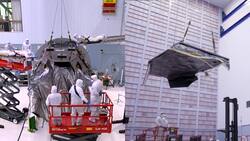 Roman Space Telescope's Solar Panels Installed In These Views From The Clean Room Instructional Video
