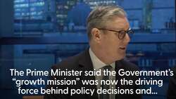 Prime Minister Sir Keir Starmer says Government will back pro-growth policies News Clip