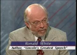 Ronald C. White Jr: Lincoln's Greatest Speech News Clip