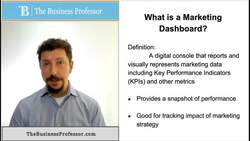 Marketing - What is a Marketing Dashboard Instructional Video