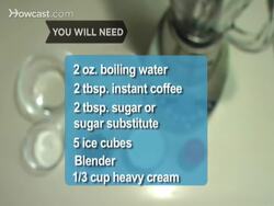 How to Make an Instant Iced Cappuccino Instructional Video