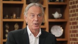 Interview with former Prime Minister Tony Blair News Clip