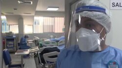 VOICED : "Vacúnense, esto no es un juego", dice paciente de tercera ola de covid-19 en Perú News Clip