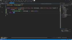 Behavioral Design Patterns in C++ - Logging System - III Instructional Video
