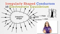 Irregularly Shaped Conductors in Electrostatic Equilibrium Instructional Video