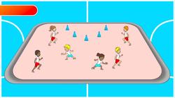 Tip & tag warm-up game: 'Cops & Robbers' (K-6) | Teaching Fundamentals of PE Instructional Video