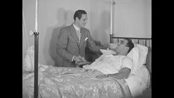 Heavyweight boxer Max Baer visits heavyweight boxer Primo Carnera in hospital in NY City News Clip