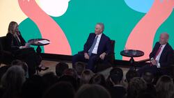Tony Blair speaks on a panel at Shaping Us Summit News Clip