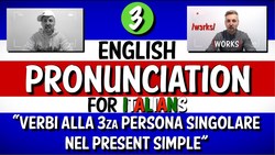 PRONUNCIA Inglese per ITALIANI 3 (Verbi 3za persona SINGOLARE nel PRES. SIMPLE - Ottima !) Instructional Video