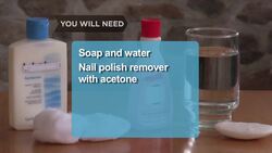 How to Get Super Glue Off Your Skin Instructional Video