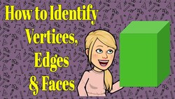 How to Identify Vertices, Edges & Faces in Three Dimensional Figures Instructional Video